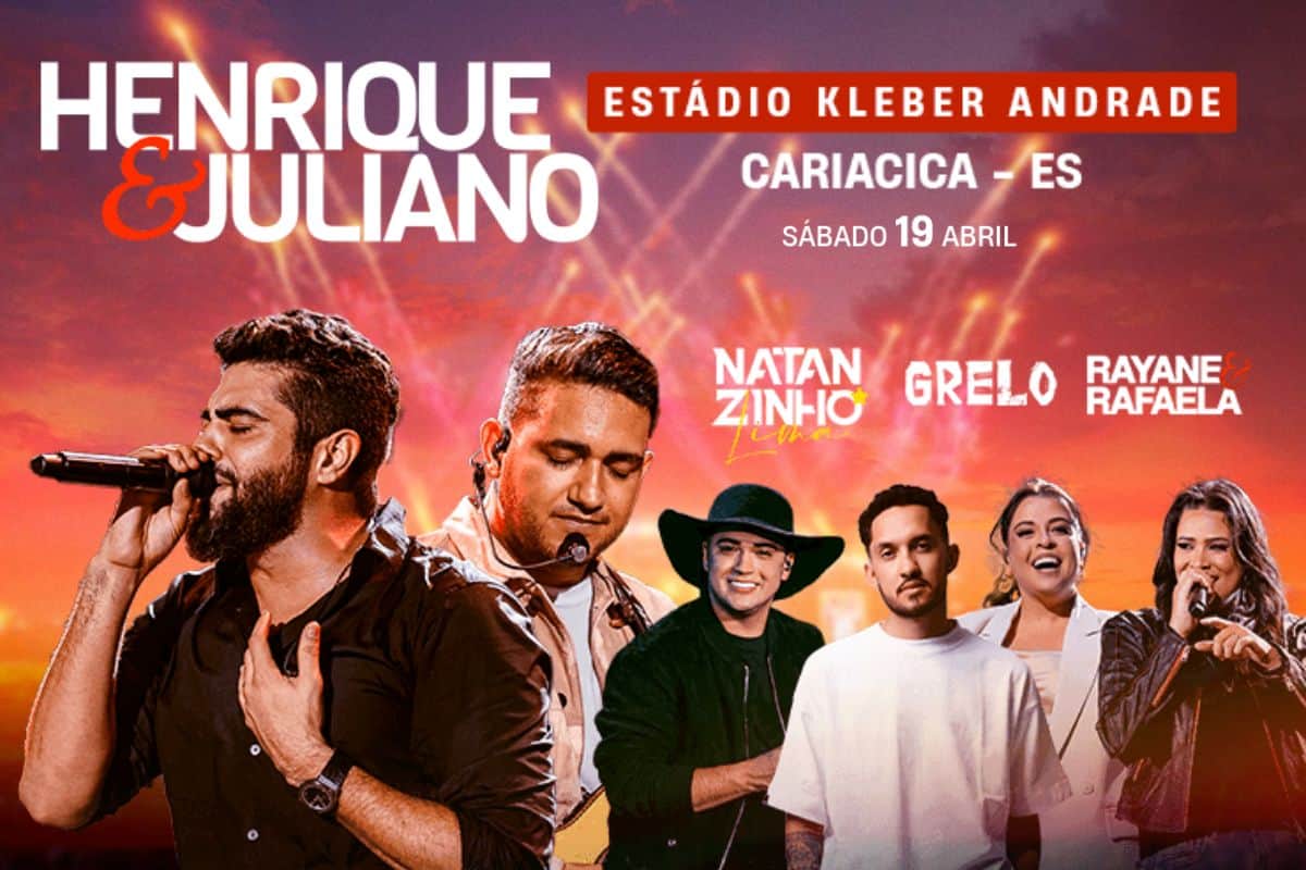 Henrique & Juliano desembarcam em Vitória para um dos shows sertanejos ...